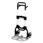 Stow-Away Heavy-Duty Hand Truck, 500 Lb Capacity, 23 X 24 X 50, Aluminum