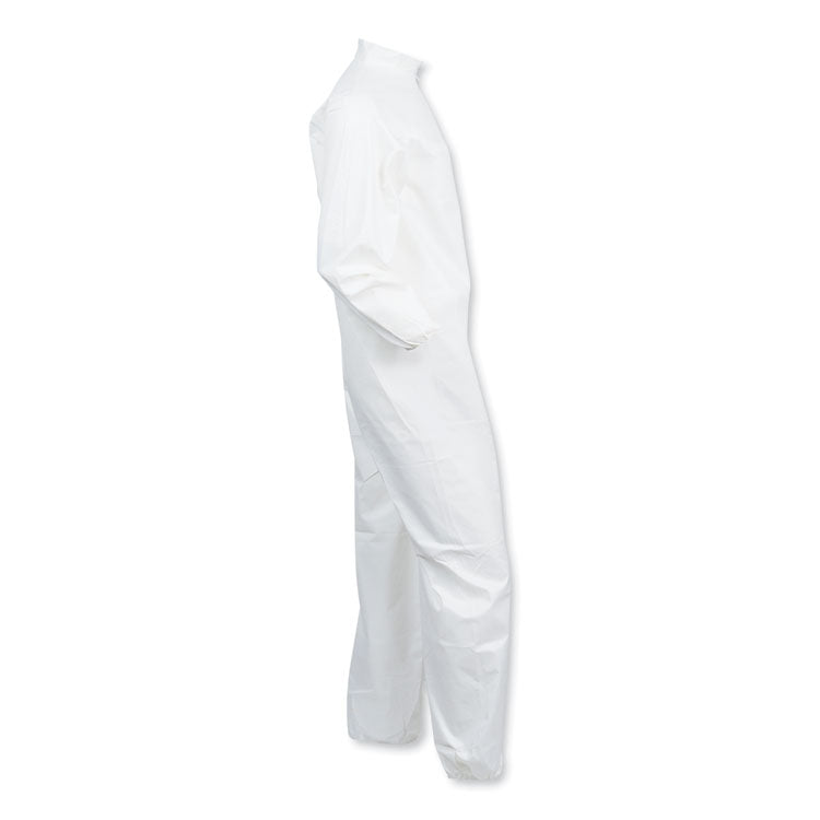 A40 Elastic-Cuff and Ankles Coveralls, White, 2X-Large, 25/Carton