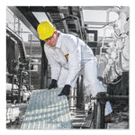 A30 Elastic-Back and Cuff Coveralls, Large, White, 25/Carton