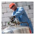 A60 Elastic-Cuff, Ankle and Back Coveralls, Large, Blue, 24/Carton