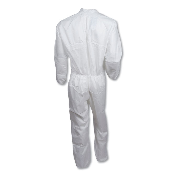 A40 Coveralls, Medium, White, 25/carton