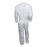 A30 Elastic-Back Coveralls, White, 2X-Large, 25/Carton