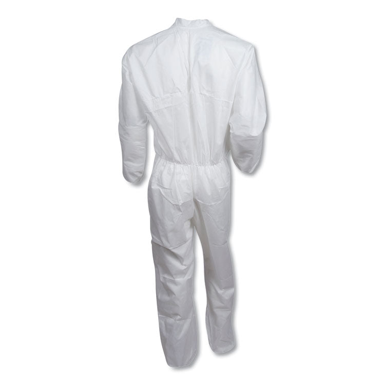 A30 Elastic-Back Coveralls, White, 2X-Large, 25/Carton