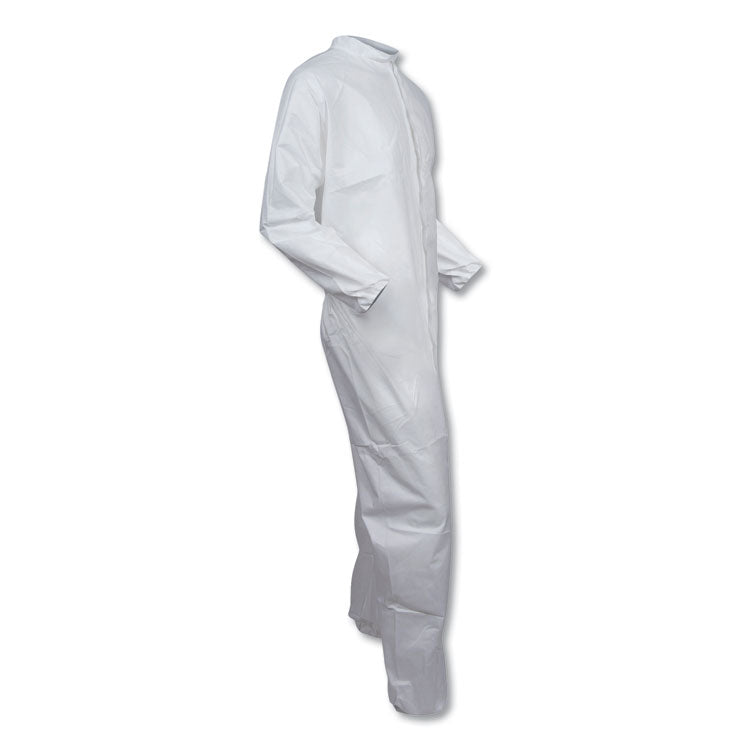 A40 Coveralls, White, Large, 25/Carton
