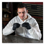 A20 Elastic Back and Ankle Hood and Boot Coveralls, X-Large, White, 24/Carton