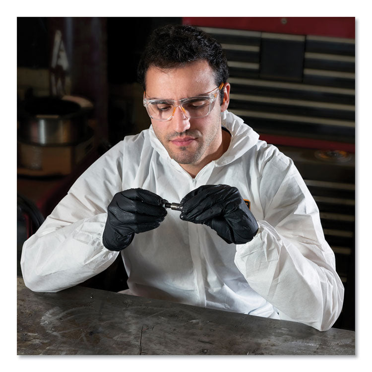 A20 Elastic Back and Ankle Hood and Boot Coveralls, X-Large, White, 24/Carton