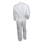 A40 Coveralls, White, Large, 25/Carton
