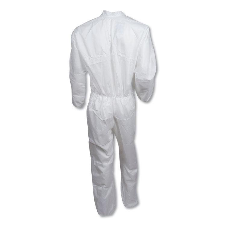 A40 Coveralls, White, Large, 25/Carton