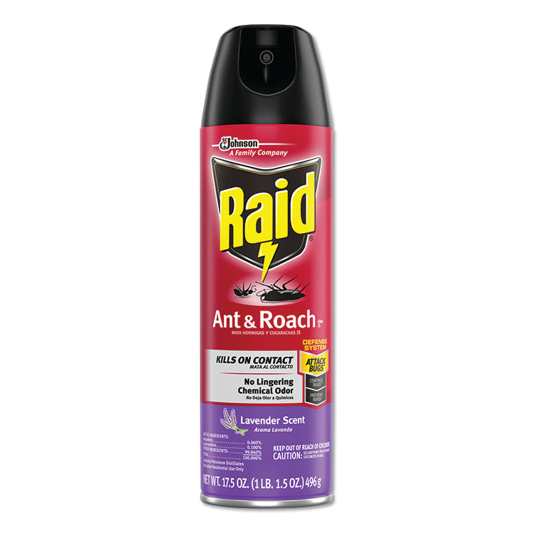 Ant and Roach Killer, 17.5 oz Aerosol Spray, Lavender