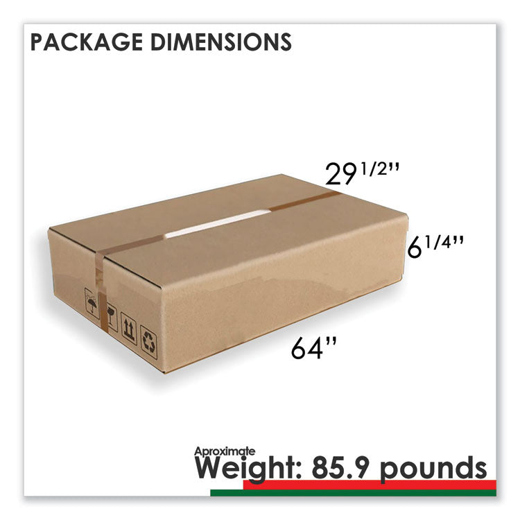 Trento Line L-Shaped Desk, 59.13" X 59.13" X 29.5", Cherry