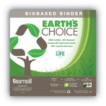 Earth's Choice Plant-Based Durable Fashion View Binder, 3 Rings, 1" Capacity, 11 x 8.5, Berry, 2/Pack