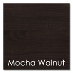 Trento Line Bookcase, Three-Shelf, 31.5w x 11.63d x 43.25h, Mocha