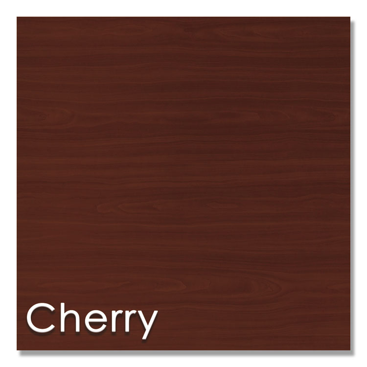 Trento Line L-Shaped Desk, 59.13" X 59.13" X 29.5", Cherry