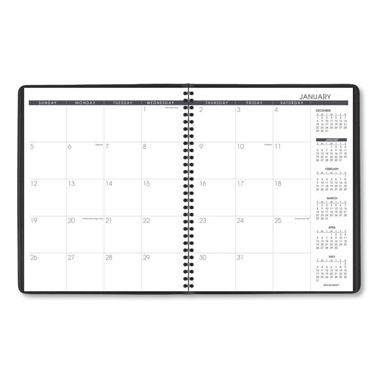 Monthly Planner, 11 x 9, Navy Cover, 15-Month: Jan 2025 to Mar 2026