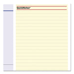 QuickNotes Mini Erasable Wall Planner, 16 x 12, White/Blue/Yellow Sheets, 12-Month (Jan to Dec): 2025