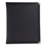 Classic Collection Zipper Ring Binder, 3 Rings, 1.5" Capacity, 11 X 8.5, Black