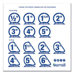 Earth's Choice Plant-Based D-Ring View Binder, 3 Rings, 1" Capacity, 11 x 8.5, White