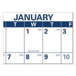 Erasable Vertical/Horizontal Wall Planner, 32 x 48, White/Blue/Red Sheets, 12-Month (Jan to Dec): 2025