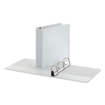 Deluxe Easy-To-Open D-Ring View Binder, 3 Rings, 2" Capacity, 11 X 8.5, White