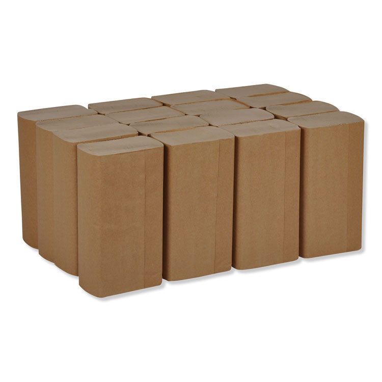 Multifold Hand Towel, 1-Ply, 9.13 x 9.5, Natural, 250/Pack, 16 Packs/Carton