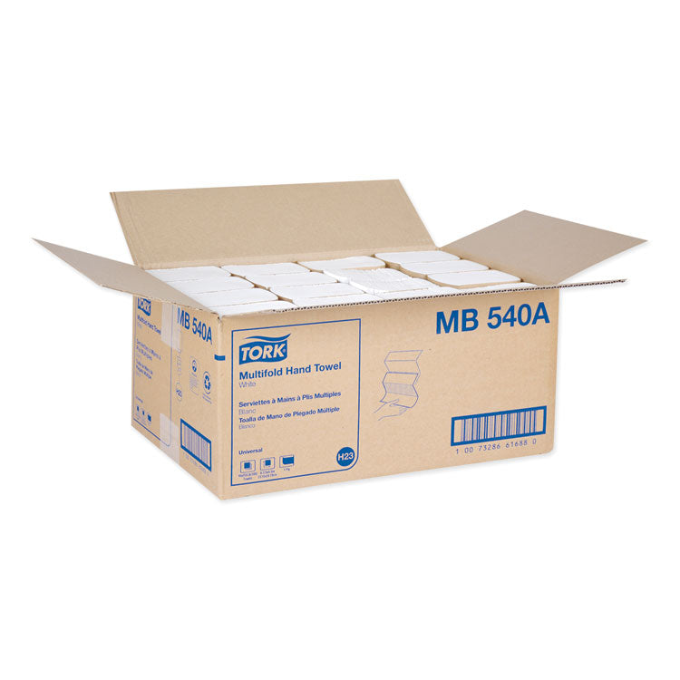 Universal Multifold Hand Towel, 1-Ply, 9.13 x 9.5, White, 250/Pack,16 Packs/Carton