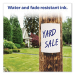 Marks A Lot Large Desk-Style Permanent Marker, Broad Chisel Tip, Blue, Dozen (8886)