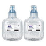 Advanced Hand Sanitizer Green Certified Gel Refill, For LTX-12 Dispensers, 1,200 mL, Fragrance-Free, 2/Carton