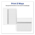 Customizable TOC Ready Index Black and White Dividers, 31-Tab, 1 to 31, 11 x 8.5, 1 Set