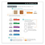 EverLife Light Use Chair Mat for Flat to Low Pile Carpet, Rectangular with Lip, 45 x 53, Clear