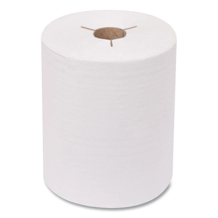 Advanced Hand Towel Roll, Notched, 1-Ply, 8 X 11, White, 491/roll, 12 Rolls/carton