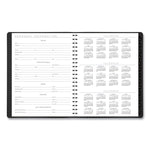 Contemporary Weekly/Monthly Planner, Vertical-Column Format, 11 x 8.25, Graphite Cover, 12-Month (Jan to Dec): 2025