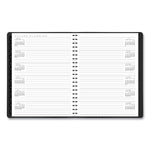 Contemporary Weekly/Monthly Planner, Vertical-Column Format, 11 x 8.25, Graphite Cover, 12-Month (Jan to Dec): 2025
