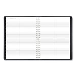 Contemporary Weekly/Monthly Planner, Vertical-Column Format, 11 x 8.25, Black Cover, 12-Month (Jan to Dec): 2025
