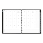 Elevation Academic Weekly/Monthly Planner, 11 x 8.5, Black Cover, 12-Month (July to June): 2024 to 2025