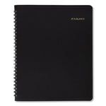 Monthly Planner in Business Week Format, 10 x 8, Black Cover, 12-Month (Jan to Dec): 2025