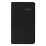 Compact Weekly Appointment Book, 6.25 x 3.25, Black Cover, 12-Month (Jan to Dec): 2025