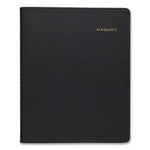 24-Hour Daily Appointment Book, 11 x 8.5, Black Cover, 12-Month (Jan to Dec): 2025