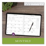Executive Monthly Padfolio, 11 x 9, Black Cover, 13-Month: Jan 2025 to Jan 2026
