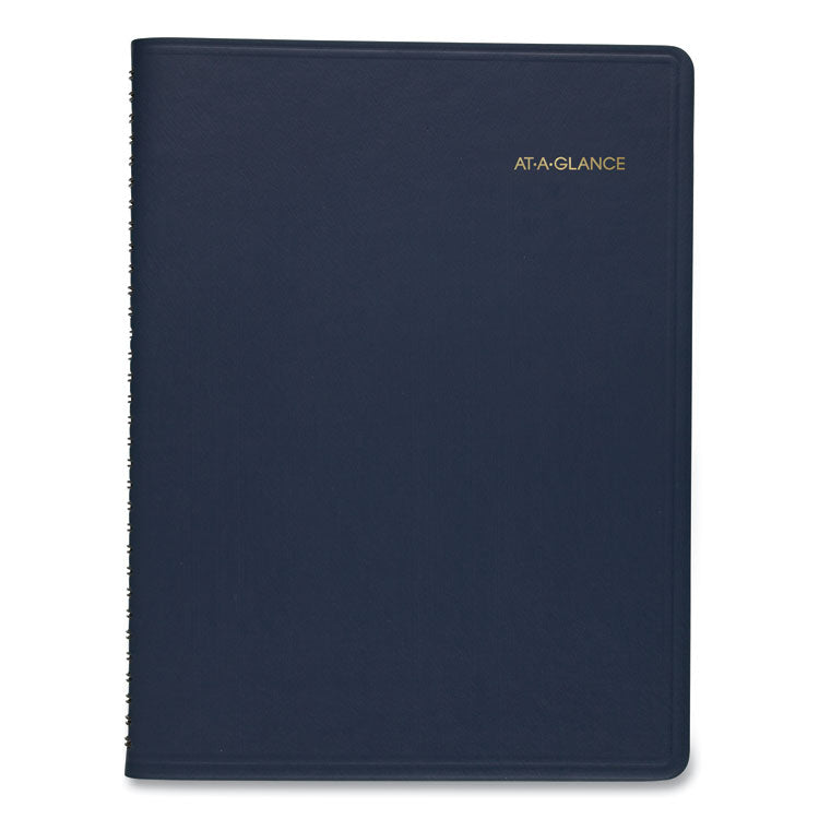Weekly Appointment Book, 11 x 8.25, Navy Cover, 13-Month: Jan 2025 to Jan 2026