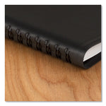 Weekly Appointment Book, 11 x 8.25, Black Cover, 14-Month: July 2025 to Aug 2026