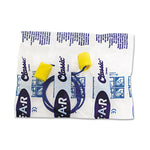 E-A-R Classic Earplugs, Corded, PVC Foam, Yellow, 200 Pairs/Box