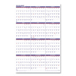 Yearly Wall Calendar, 24 x 36, White Sheets, 12-Month (Jan to Dec): 2025