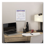 Mini Monthly Wall Calendar with Fold-Out Easel, 7 x 8, White Sheets, 12-Month (Jan to Dec): 2025