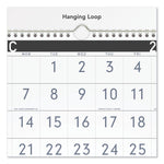 Three-Month Reference Wall Calendar, Contemporary Artwork/Formatting, 12 x 27, White Sheets, 15-Month: Dec 2024 to Feb 2026