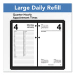 Large Desk Calendar Refill, 4.5 x 8, White Sheets, 12-Month (Jan to Dec): 2025