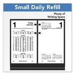 Financial Desk Calendar Refill, 3.5 x 6, White Sheets, 12-Month (Jan to Dec): 2025