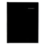 DayMinder Hardcover Weekly Vertical-Column Format Appointment Book, 11 x 8, Black Cover, 12-Month (Jan to Dec): 2025