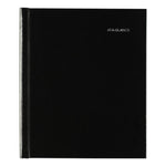 DayMinder Hard-Cover Monthly Planner with Memo Section, Unruled Blocks, 8.5 x 7, Black Cover, 12-Month (Jan to Dec): 2025