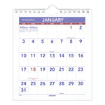 Mini Monthly Wall Calendar with Fold-Out Easel, 7 x 8, White Sheets, 12-Month (Jan to Dec): 2025