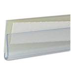 Shelf Labeling Strips, Side Load, 4 x 0.78, Clear, 10/Pack
